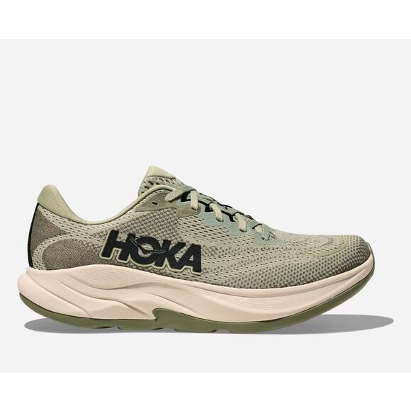 HOKA Men\'s Rincon 4 Road Running Shoes in Forest Lichen/Eucalyptus 10.5D NWB